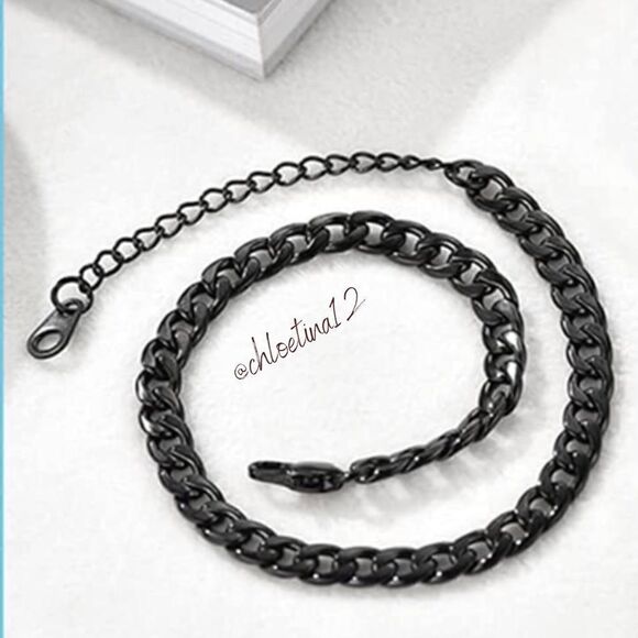 NEW Cuban Chain Anklet Adjustable Ankle Bracelet - Picture 7 of 12